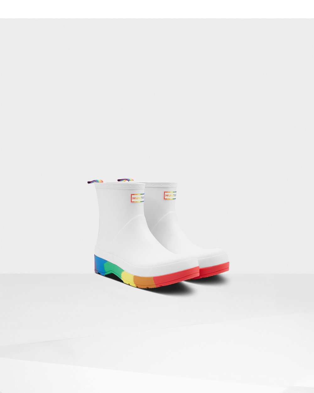 Play Botas Original Pride Heeled Rain Hunter Hombre - Blancos - 674309GXN